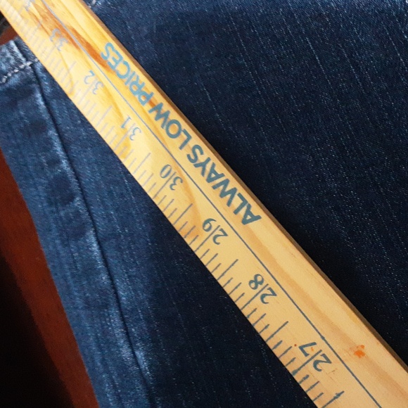 ADA CINCH Mid Rise Relaxed Boot Cut Cheveron-Inspired Style Denim Jean/Size 11 - Picture 11 of 11